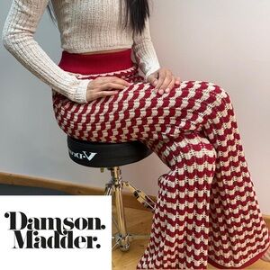 Damson Madder Crochet Trouser Pants Sz 14 NEW 100% Cotton